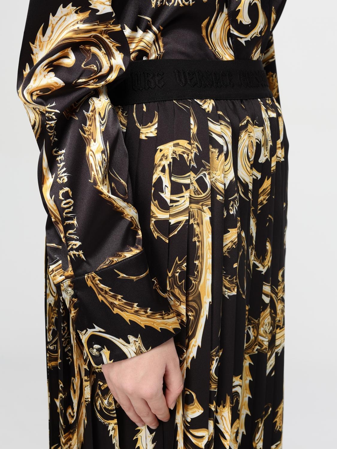 [VERSACE JEANS COUTURE] Midi skirt FW24 77HAE8A5NS462 G89