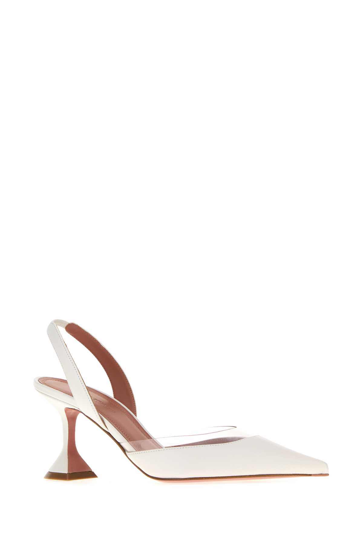 [Amina Muaddi] Sandals SS26 LARASLING70 WHITRA