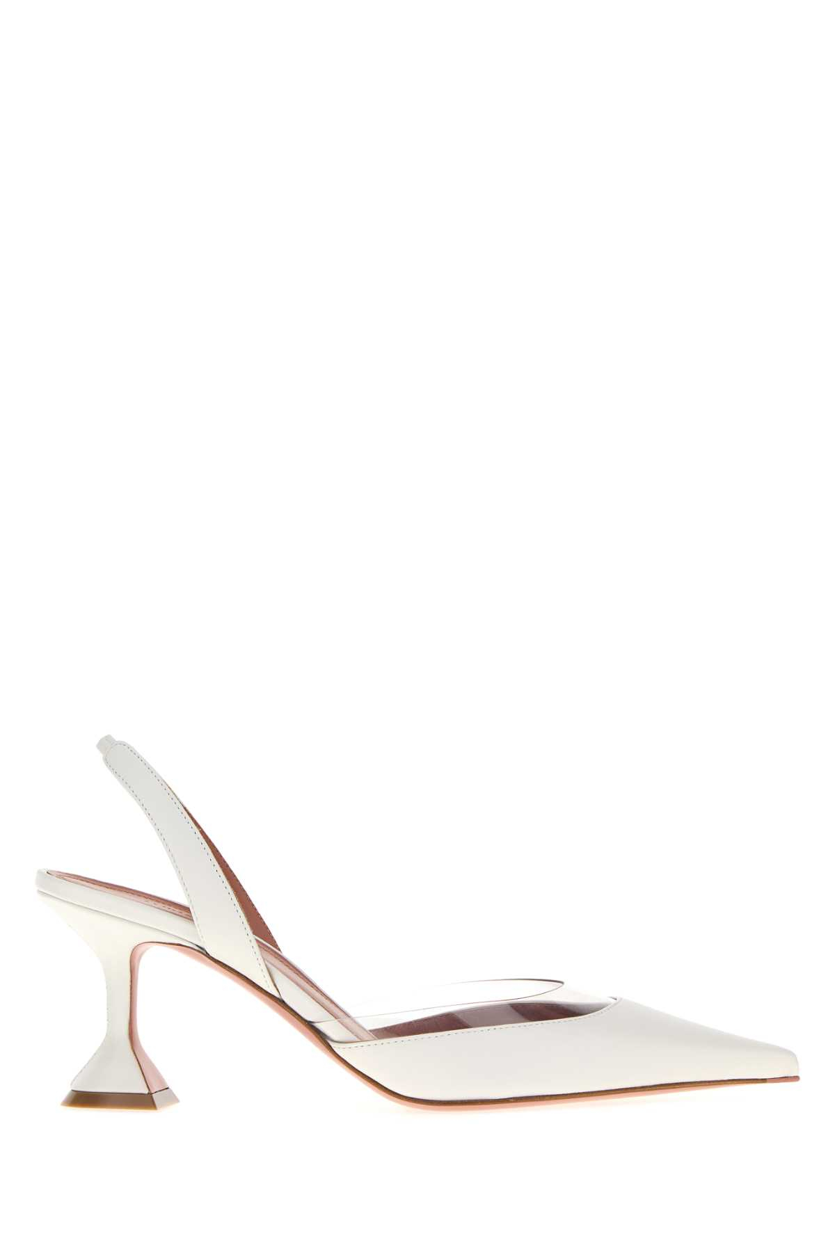 [Amina Muaddi] Sandals SS26 LARASLING70 WHITRA