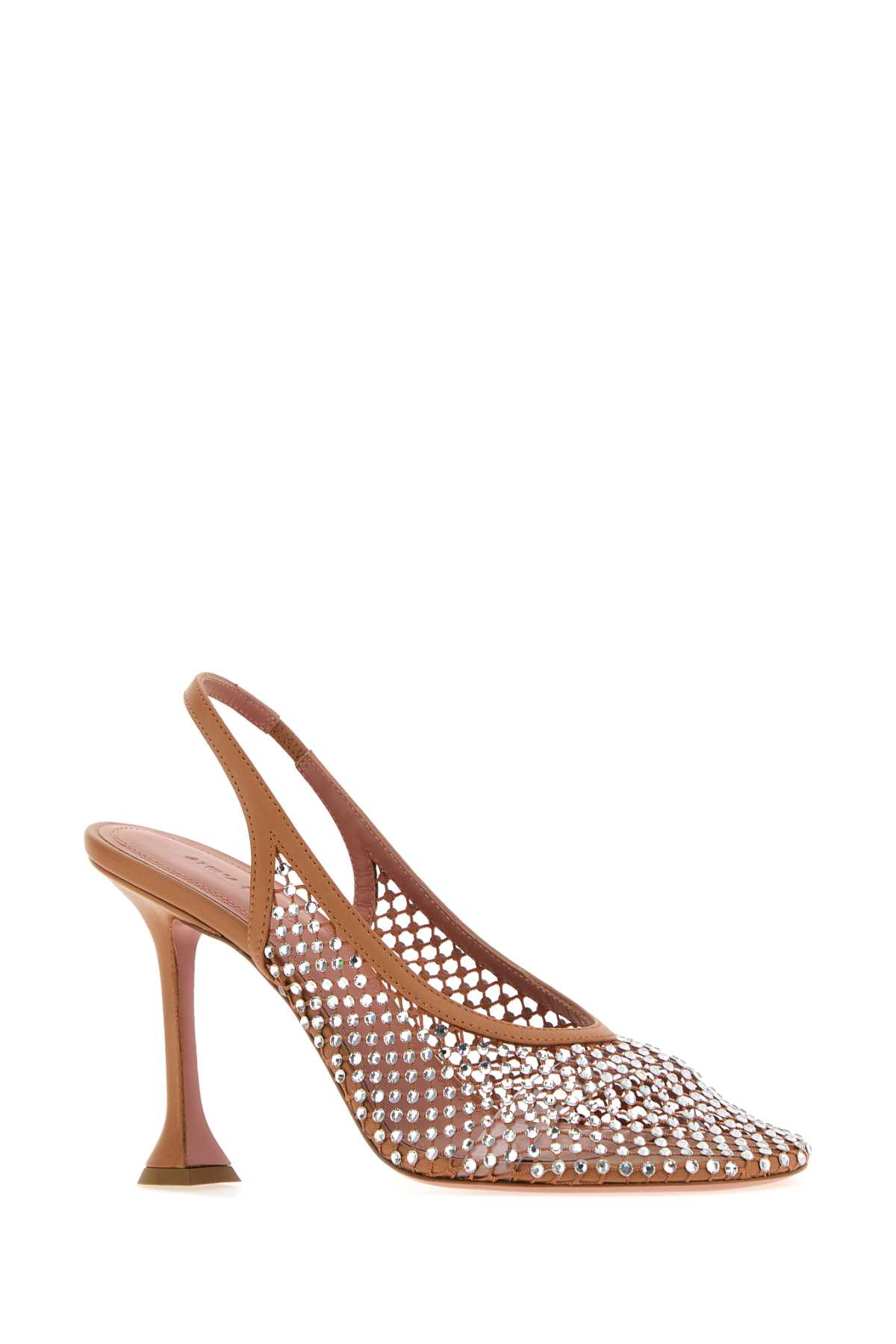 [Amina Muaddi] Sandals SS26 DOLLYCRYSTALNETSLING95 LATWH
