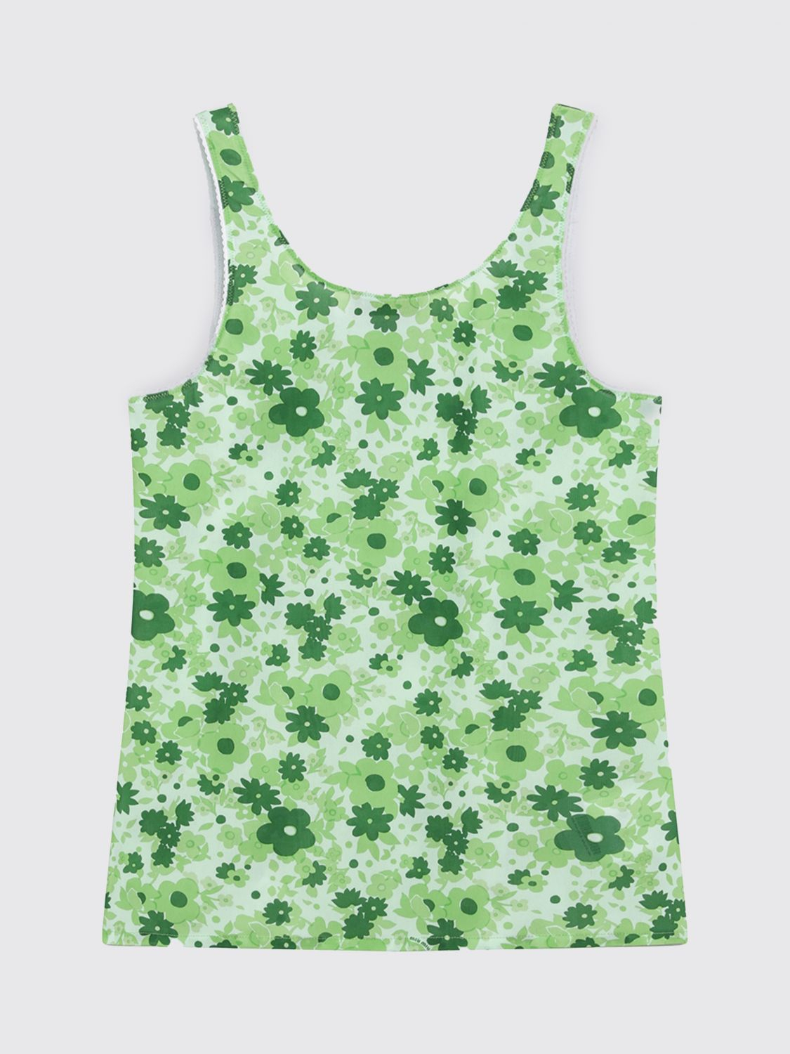 [Miu Miu] Tank top SS26 MT2194OOO19EX F0089