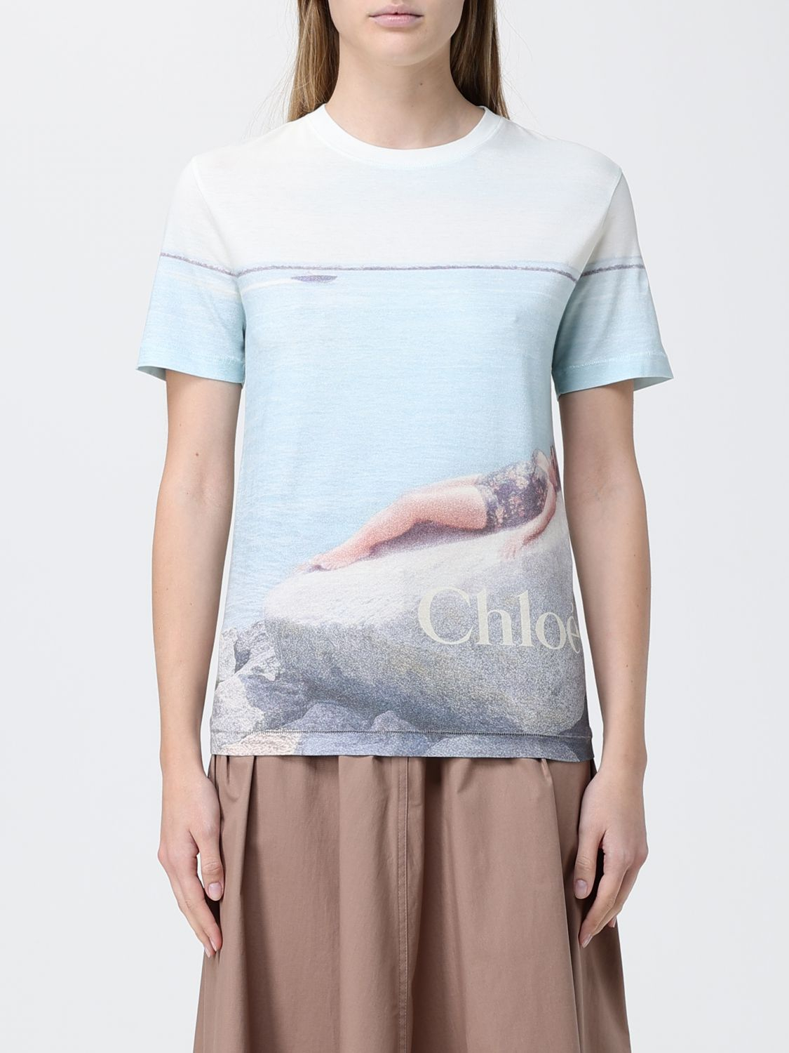 [Chloe] T-shirts Short Sleeve SS26 CH26UJH11288 107