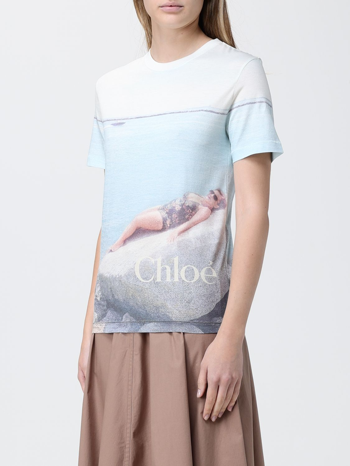 [Chloe] T-shirts Short Sleeve SS26 CH26UJH11288 107