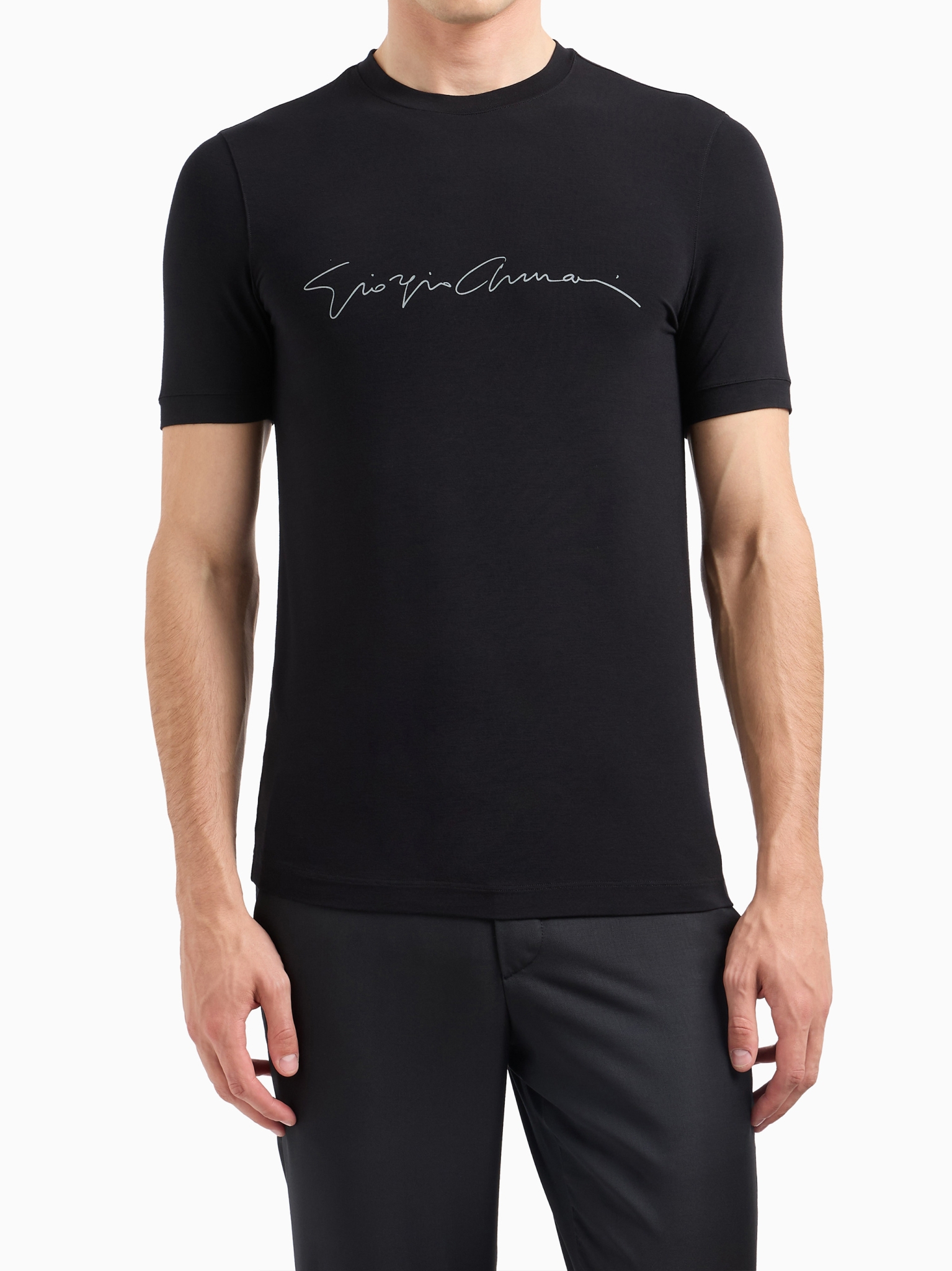 [Giorgio Armani] T-shirts Short Sleeve FW26 6GST56 SJP4Z
