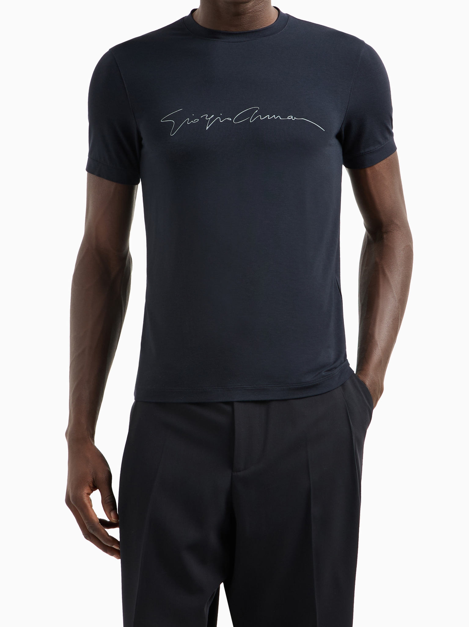 [Giorgio Armani] T-shirts Short Sleeve FW26 6GST56 SJP4Z