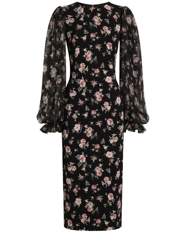 [Dolce & Gabbana] Short sleeve dress FW26 F611DT FSA8C