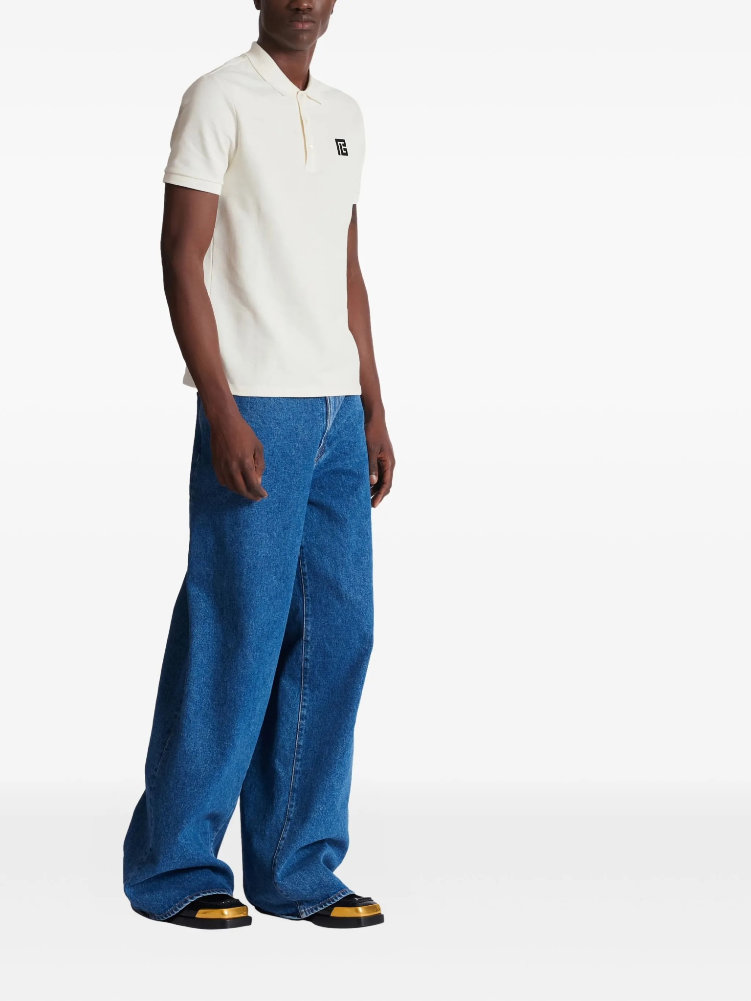 [BALMAIN PARIS] T-shirts Short Sleeve FW26 GH1GB085 BC87