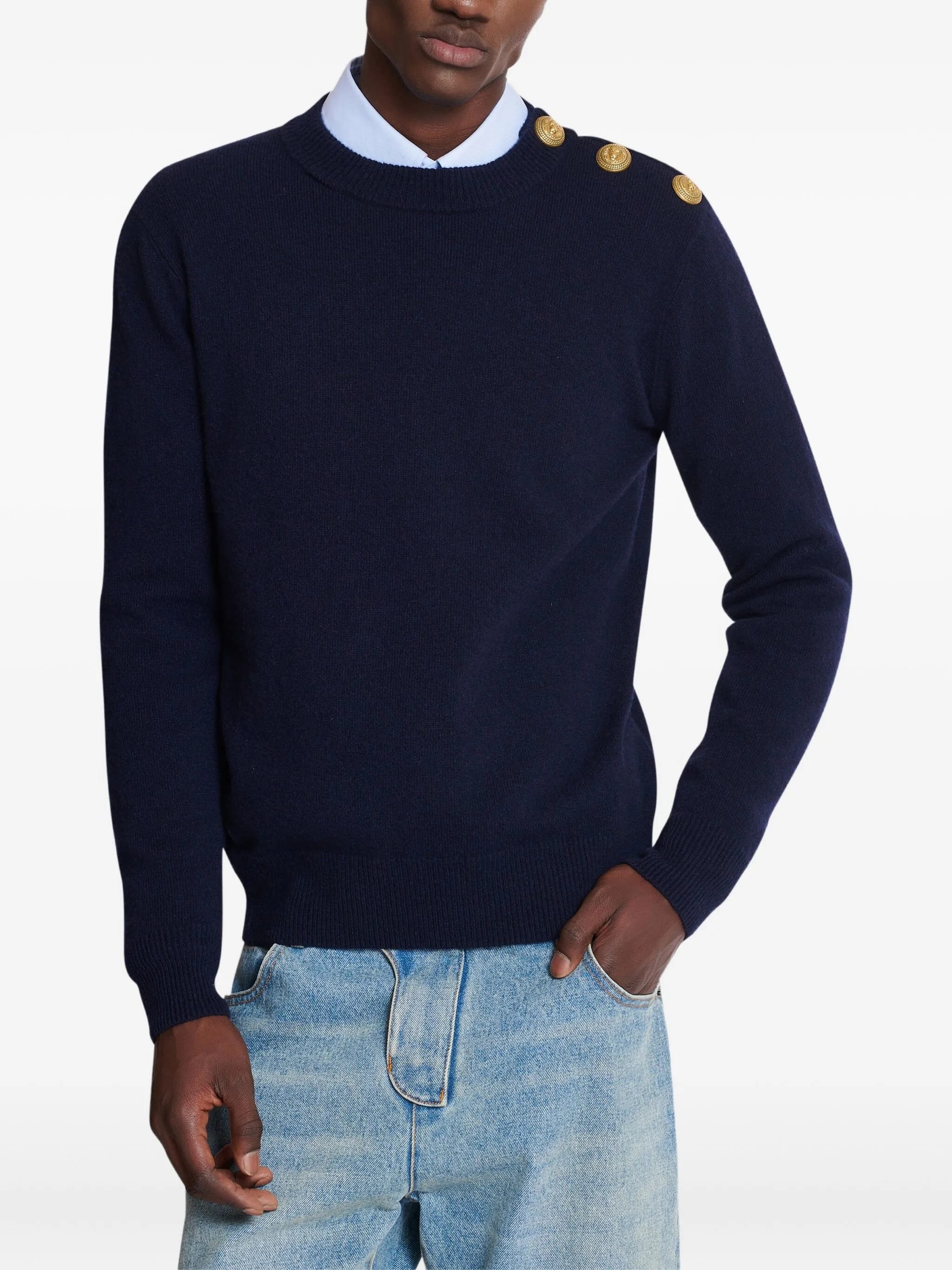 [BALMAIN PARIS] Knitwear FW26 FH1KD010 KI87