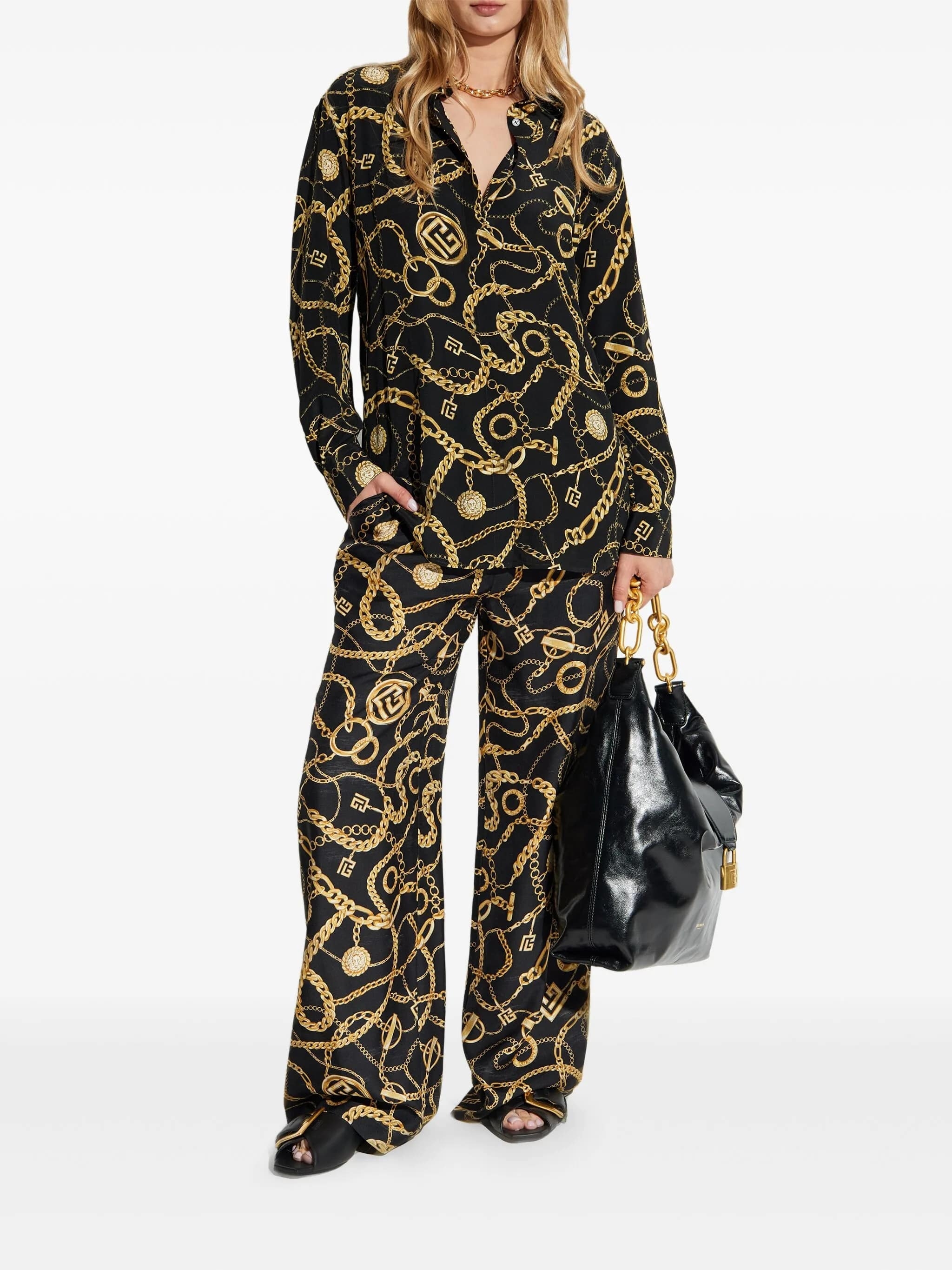 [BALMAIN PARIS] Shirts Long Sleeve FW26 FF1HS435 SF00
