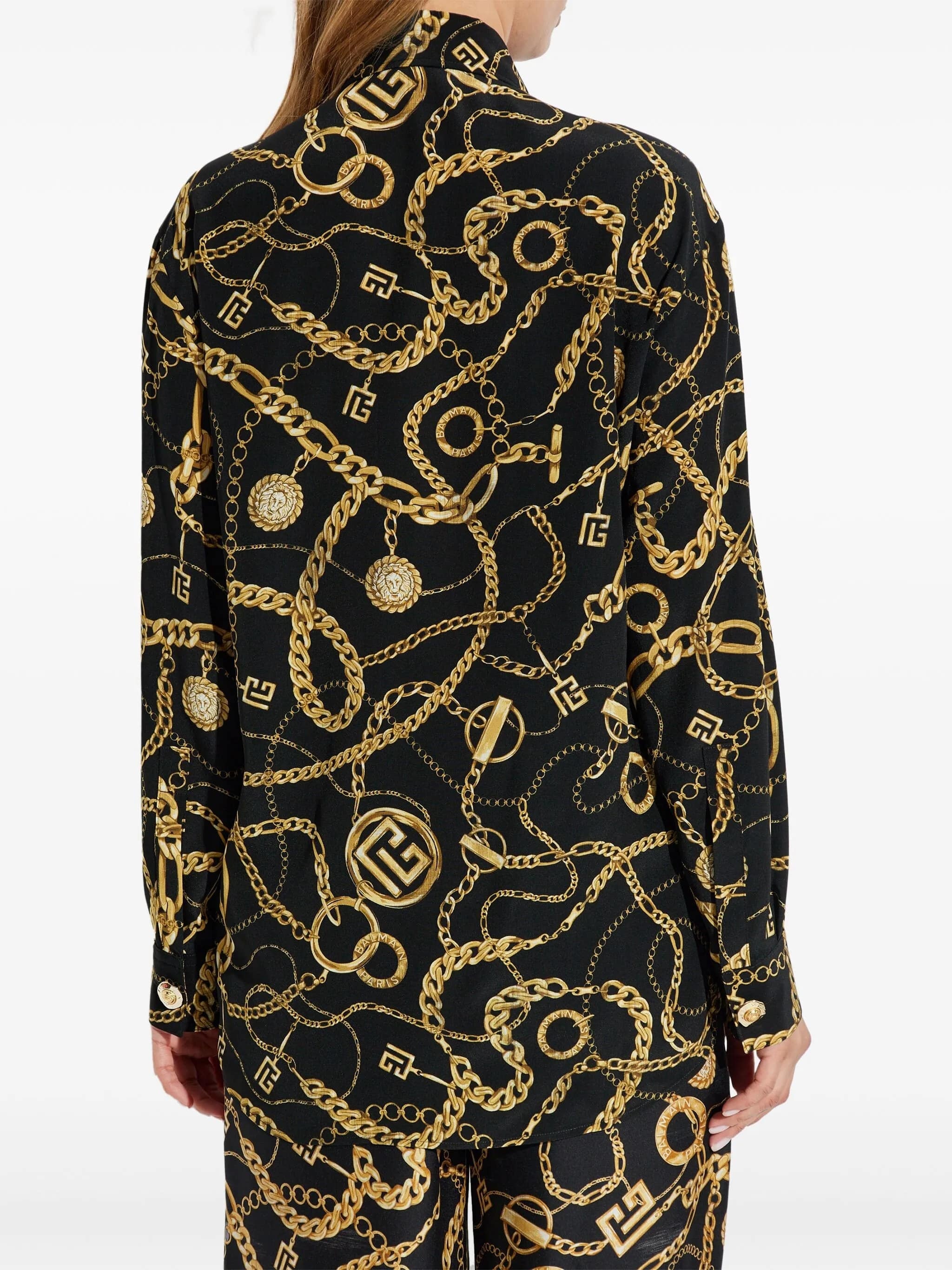 [BALMAIN PARIS] Shirts Long Sleeve FW26 FF1HS435 SF00