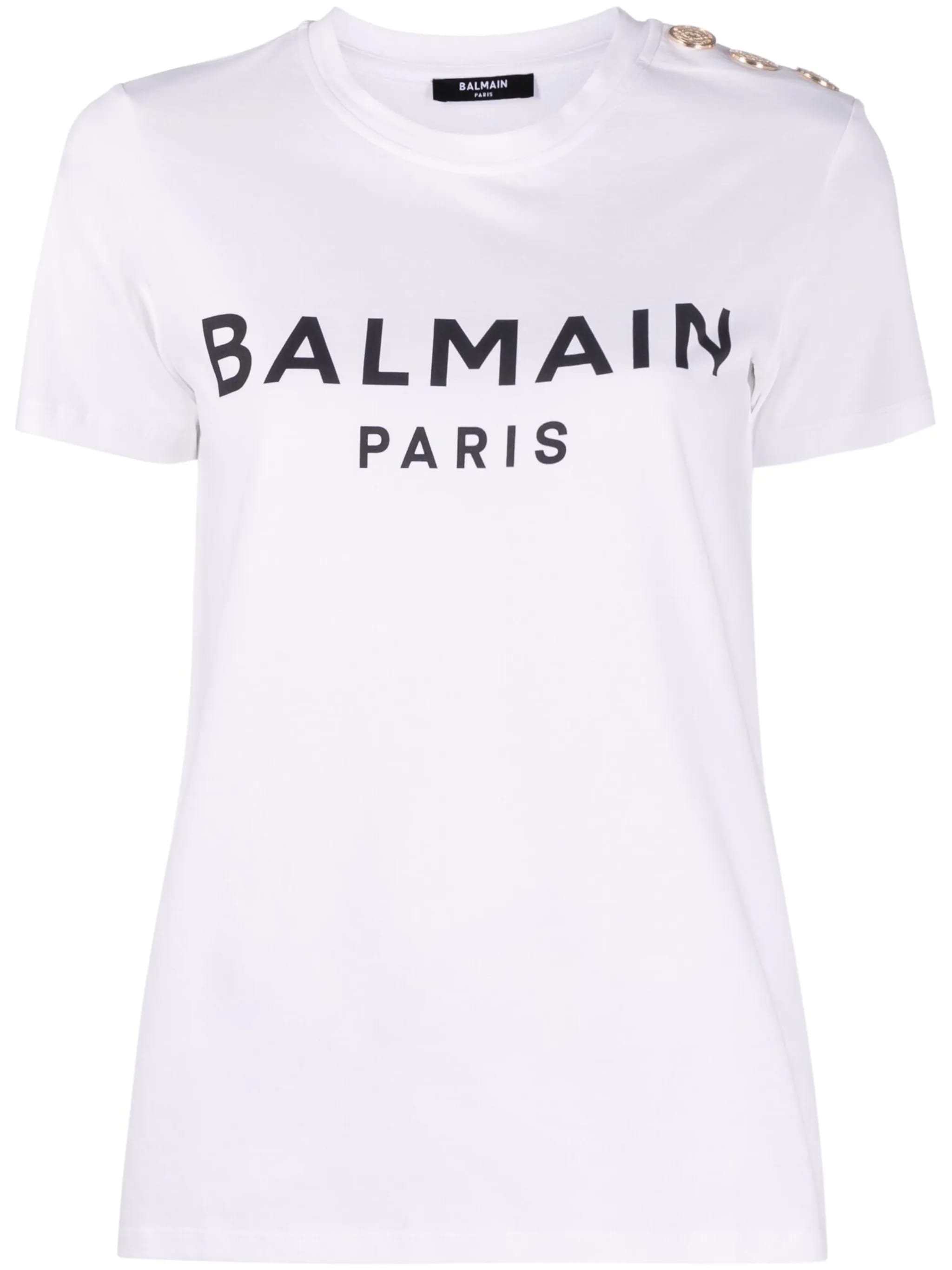 [BALMAIN PARIS] T-shirts Short Sleeve FW26 BF1EF005 BB02