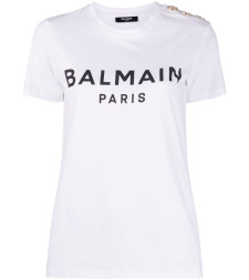 [BALMAIN PARIS] T-shirts Short Sleeve FW26 BF1EF005 BB02