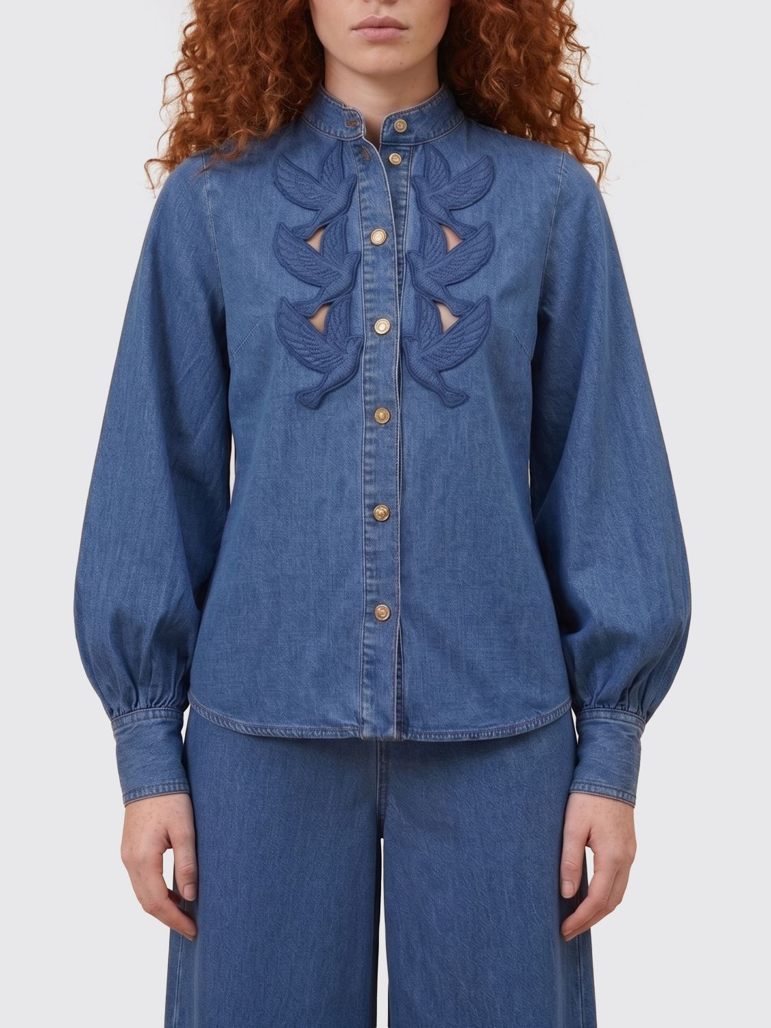 [Zimmermann] Shirt SS26 8761TS26R BAY BLUE