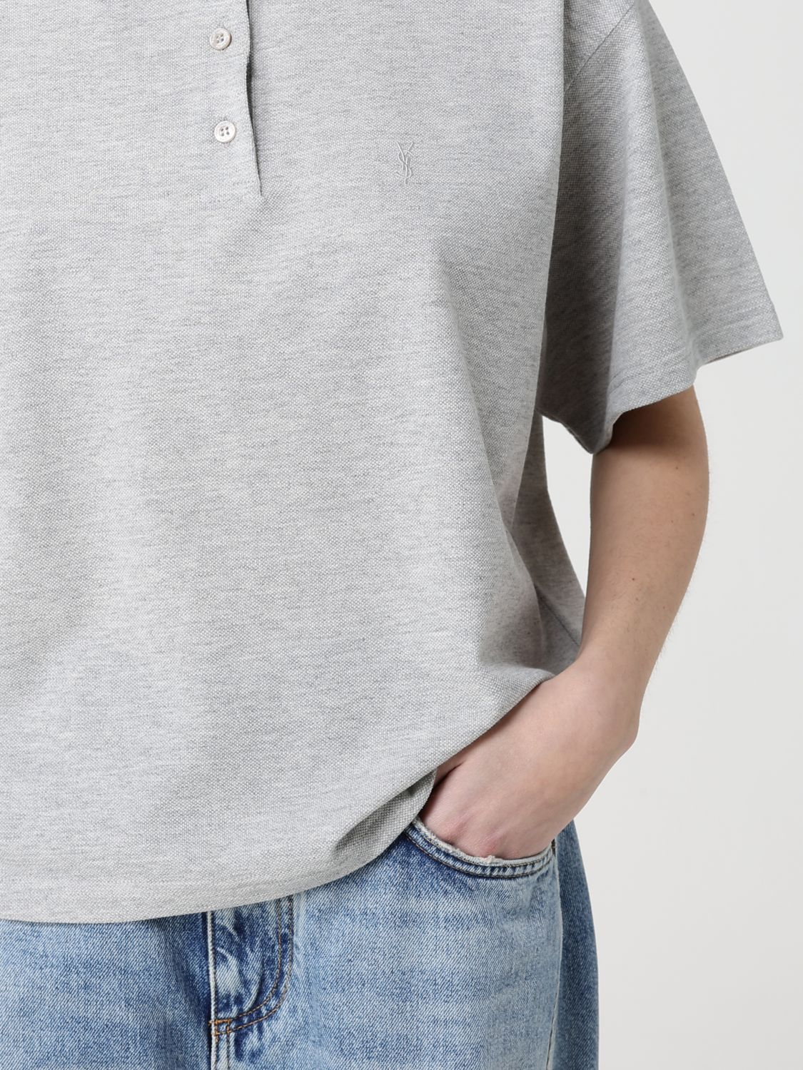 [Saint Laurent] T-shirts SS26 841963Y37HC 1403
