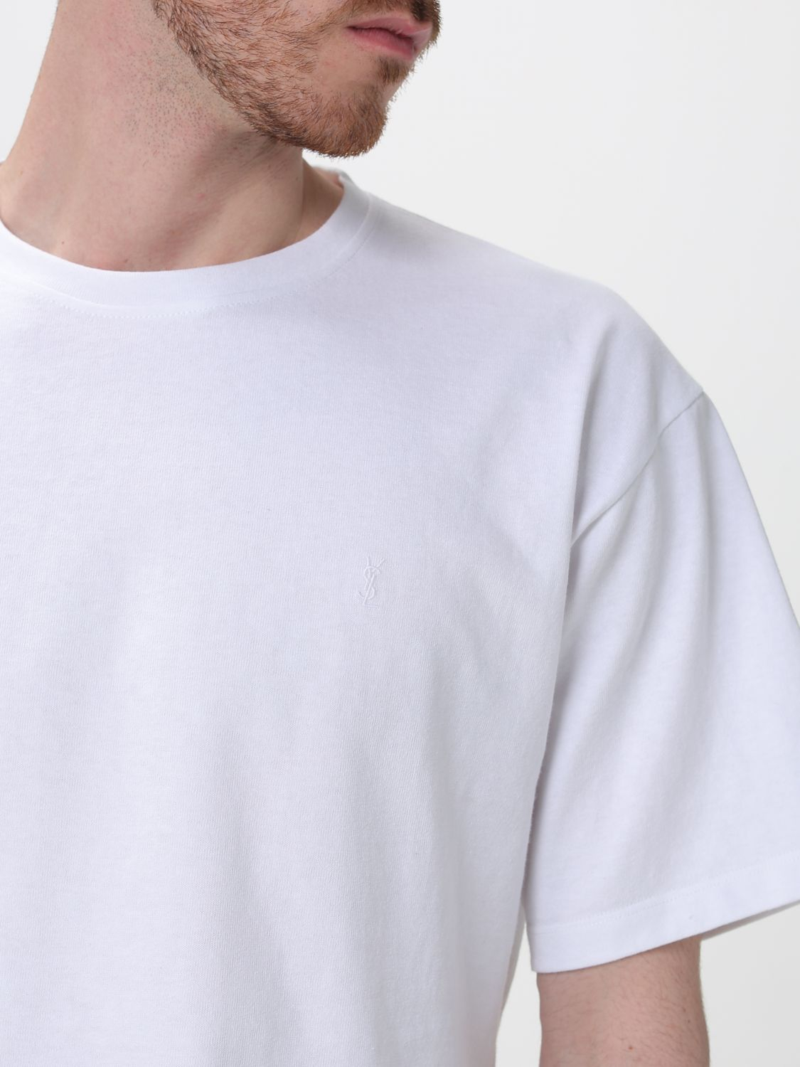 [Saint Laurent] T-shirts SS26 862769Y38AK 9538