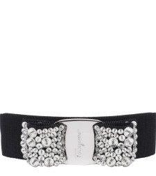 [Salvatore Ferragamo] Pants FW26 524894342759NERO/CRYSTAL