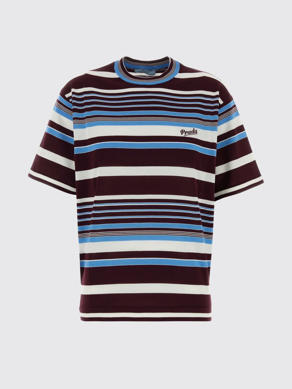 [Prada] T-shirts SS26 P24B3HSOOO19BR F0RUE