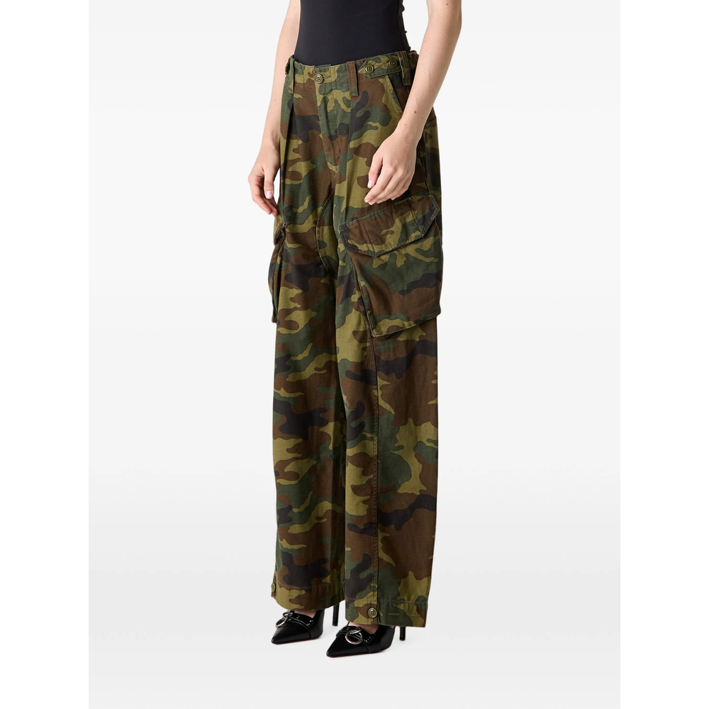 [R13] Pants FW26 R13WR637 D489A GREEN