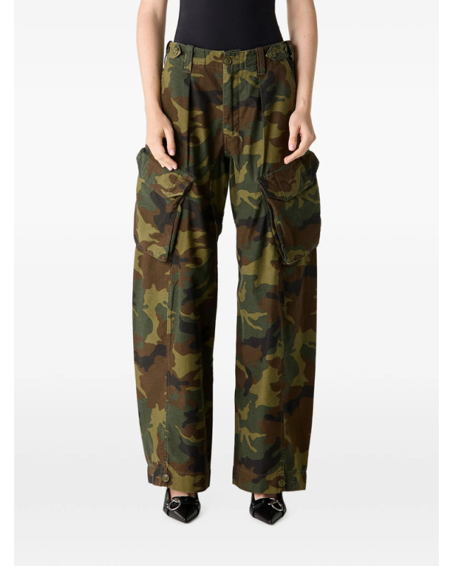 [R13] Pants FW26 R13WR637 D489A GREEN