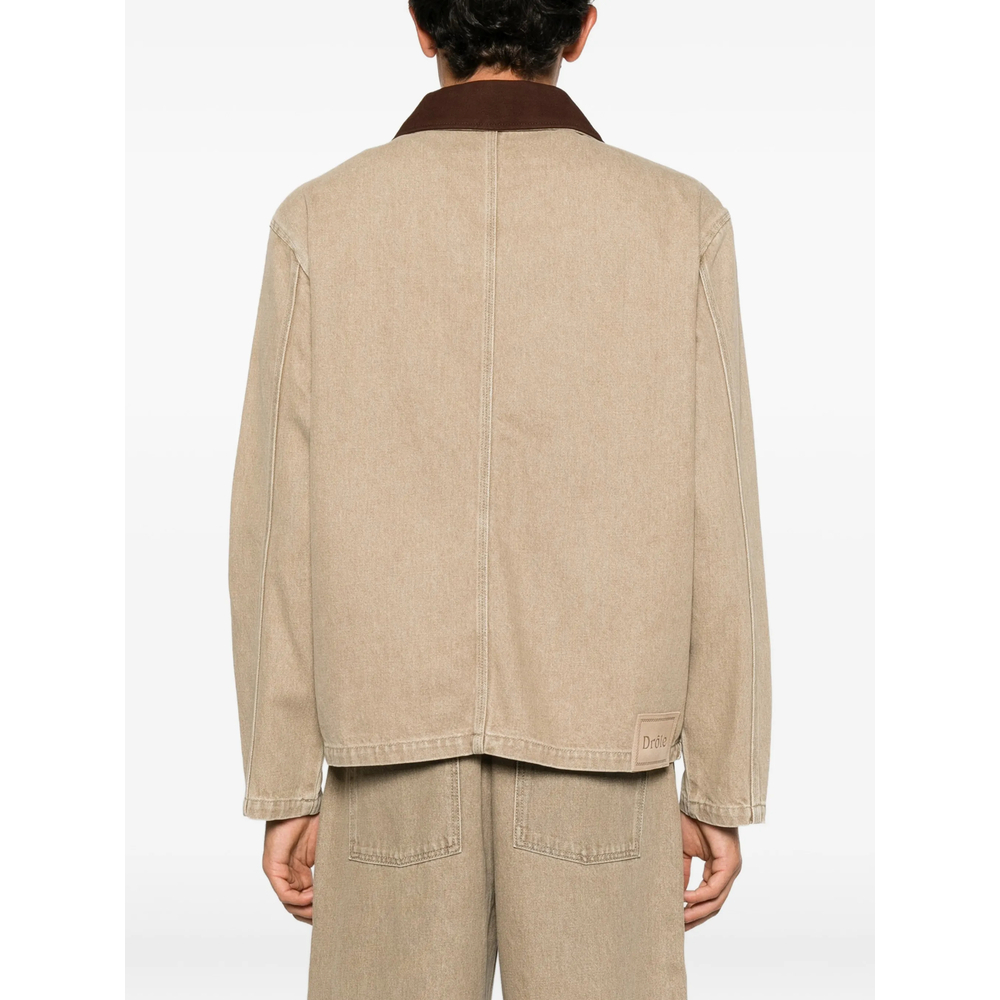 [DROLE DE MONSIEUR] Denim jacket FW26 L-JT258 CO307 KAKI