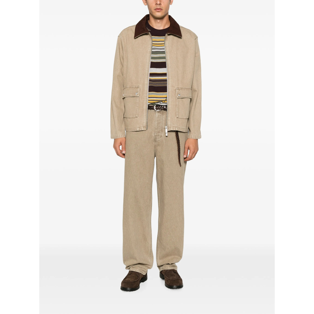 [DROLE DE MONSIEUR] Denim jacket FW26 L-JT258 CO307 KAKI