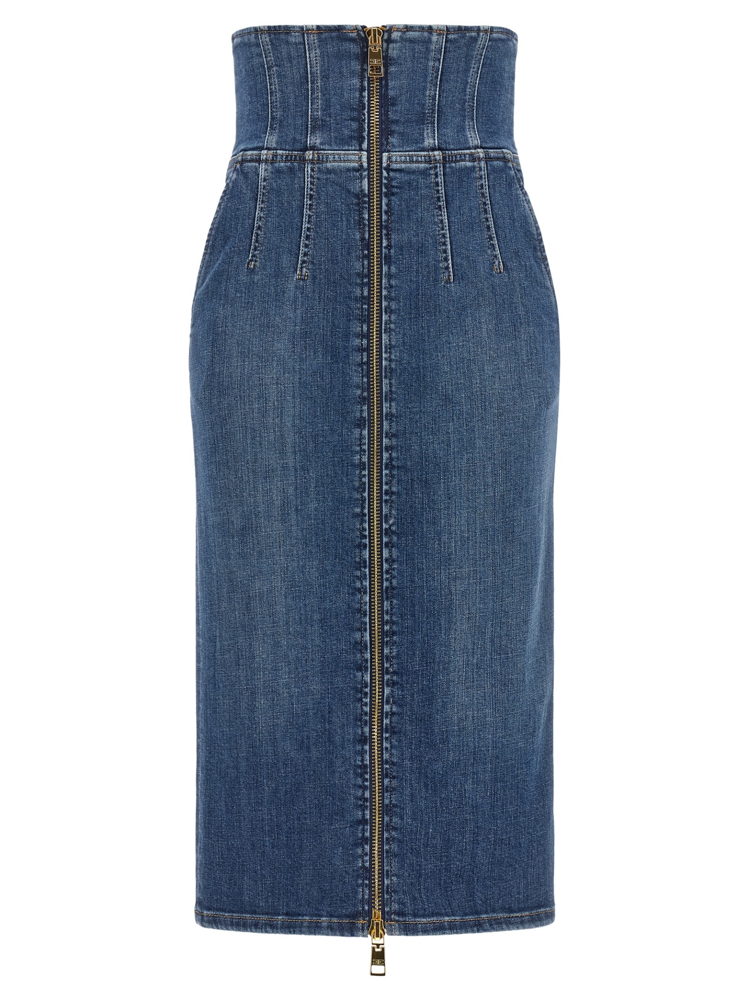 [ELISABETTA FRANCHI] Long skirt FW26 GJ01N66E2139