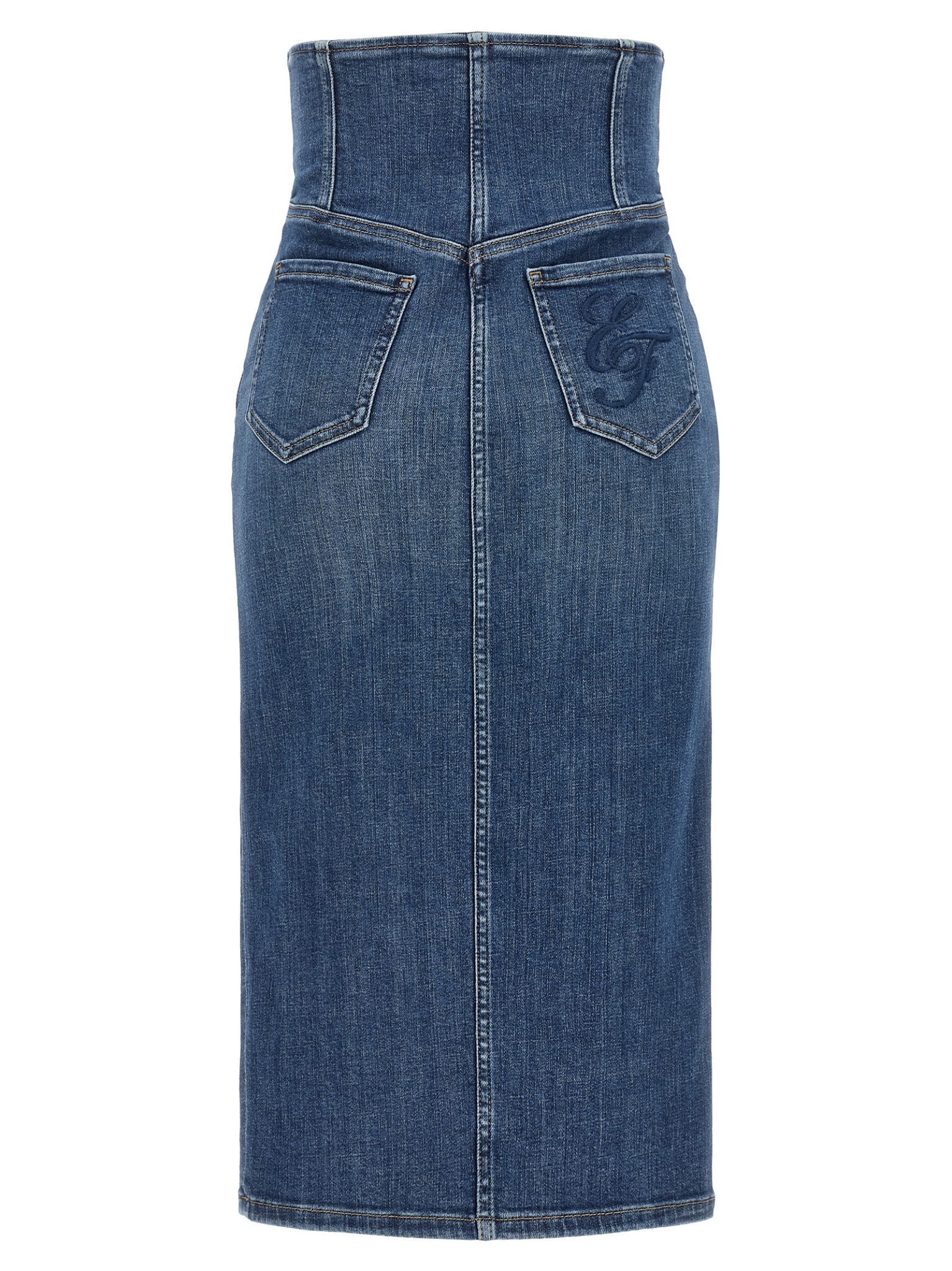 [ELISABETTA FRANCHI] Long skirt FW26 GJ01N66E2139