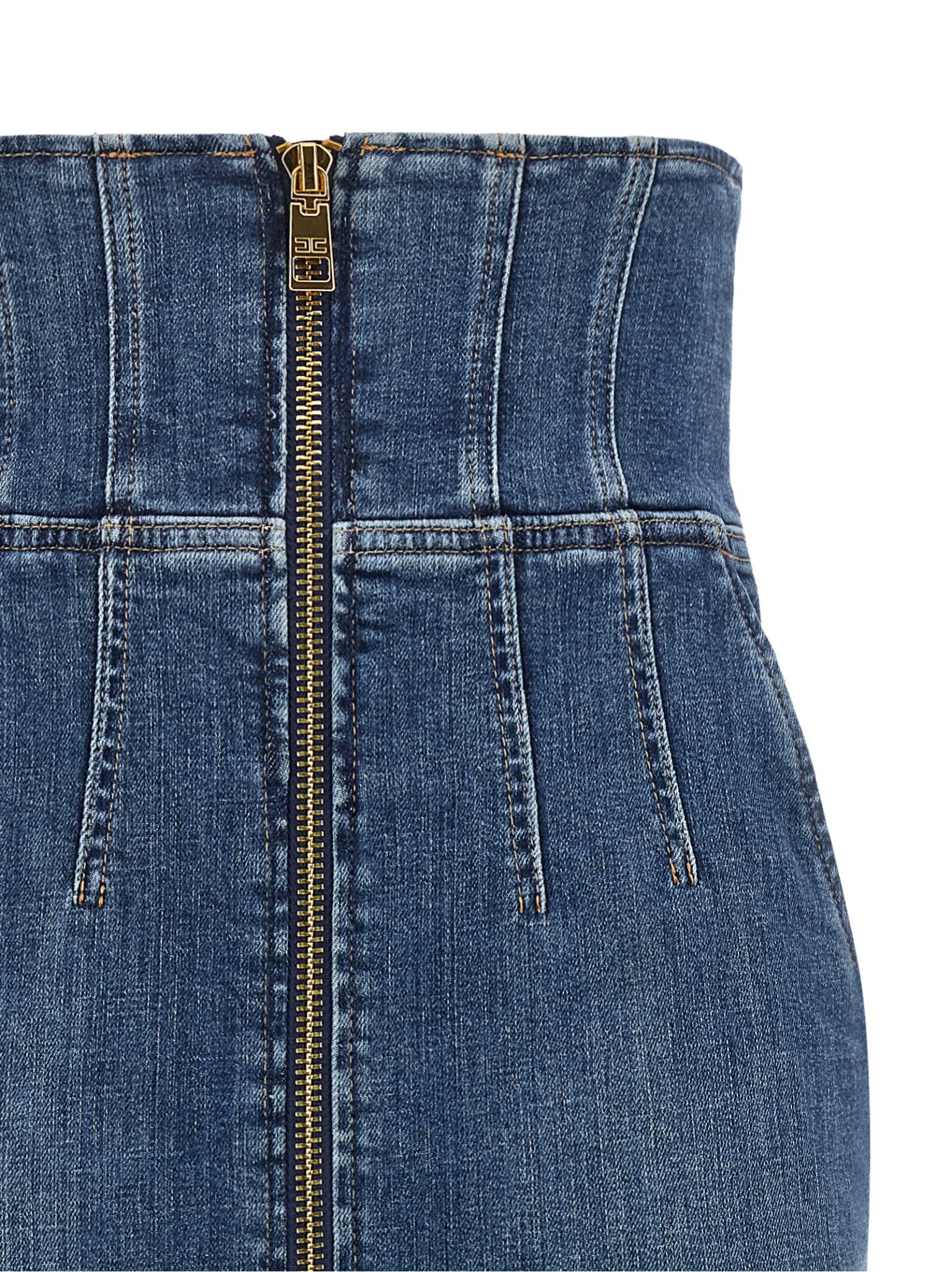 [ELISABETTA FRANCHI] Long skirt FW26 GJ01N66E2139