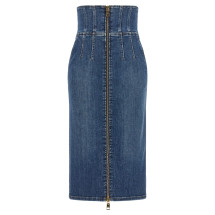 [ELISABETTA FRANCHI] Long skirt FW26 GJ01N66E2139