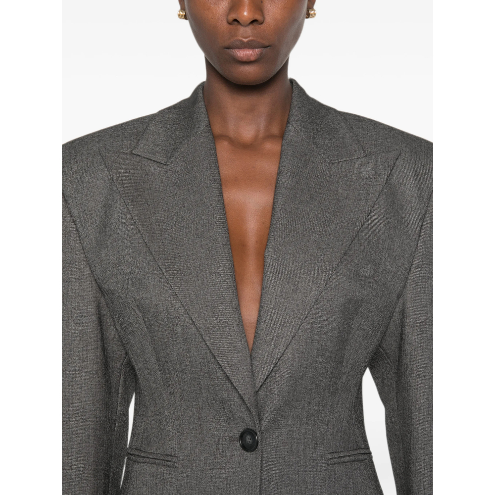 [THE ANDAMANE] Blazer FW26 T203017B TNP269 GRBLK