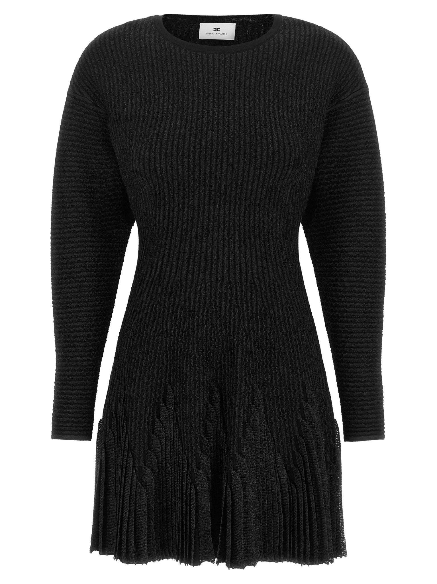[ELISABETTA FRANCHI] Long sleeve dress FW26 AM12S66E2110