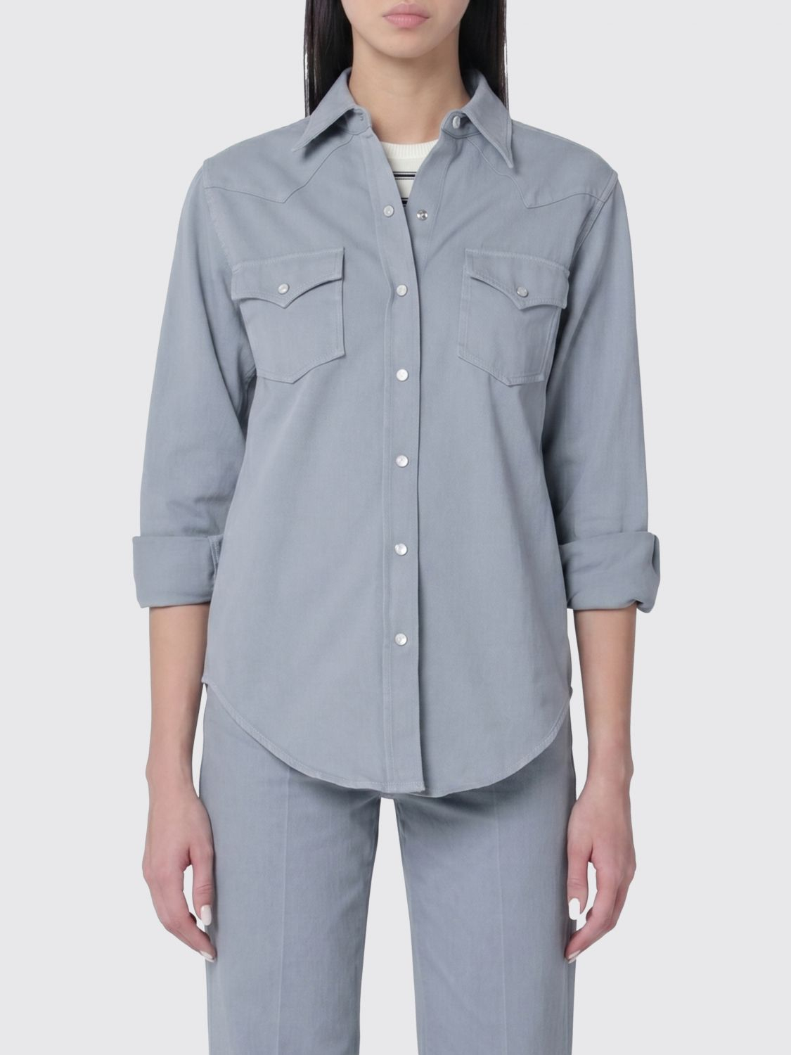 [A.P.C.] Shirts Long Sleeve SS26 COHLDF12644 IAC