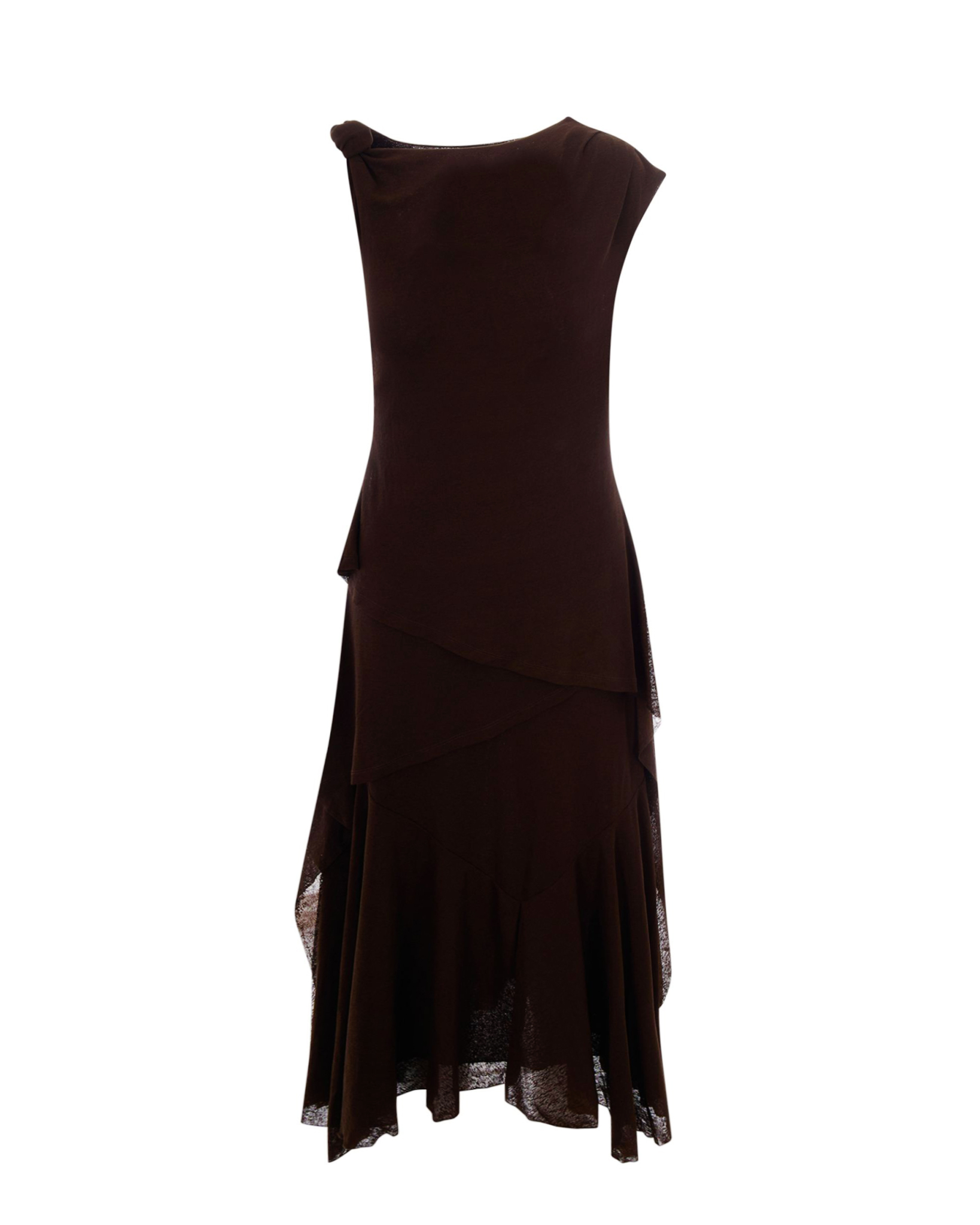 [GANNI] Sleeveless dress SS26 A1030487ZWX