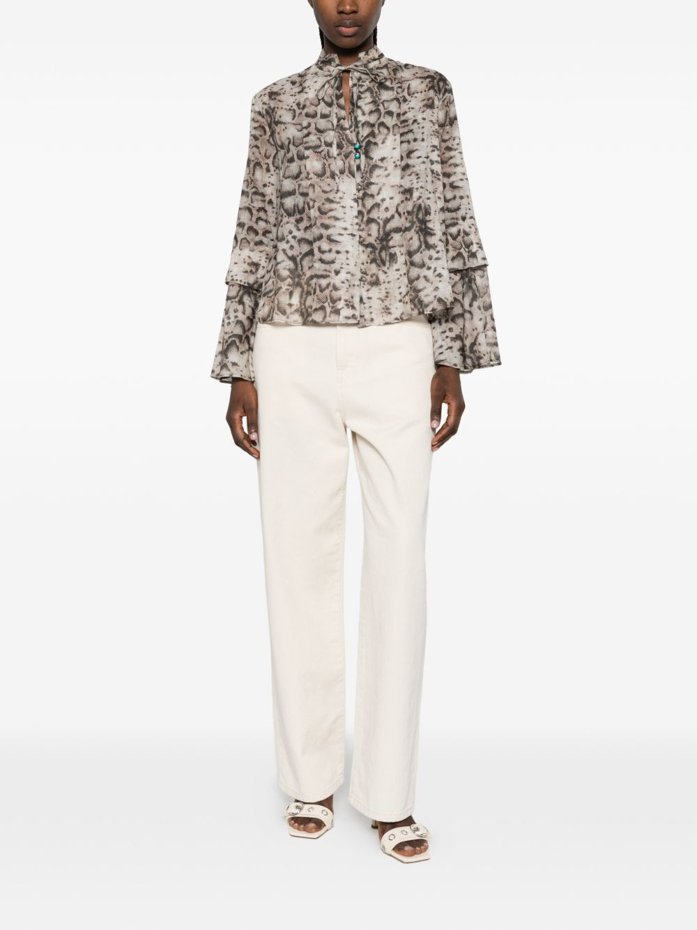 [PINKO] Blouse SS26 106880 A3AP CARACALLA CZ9