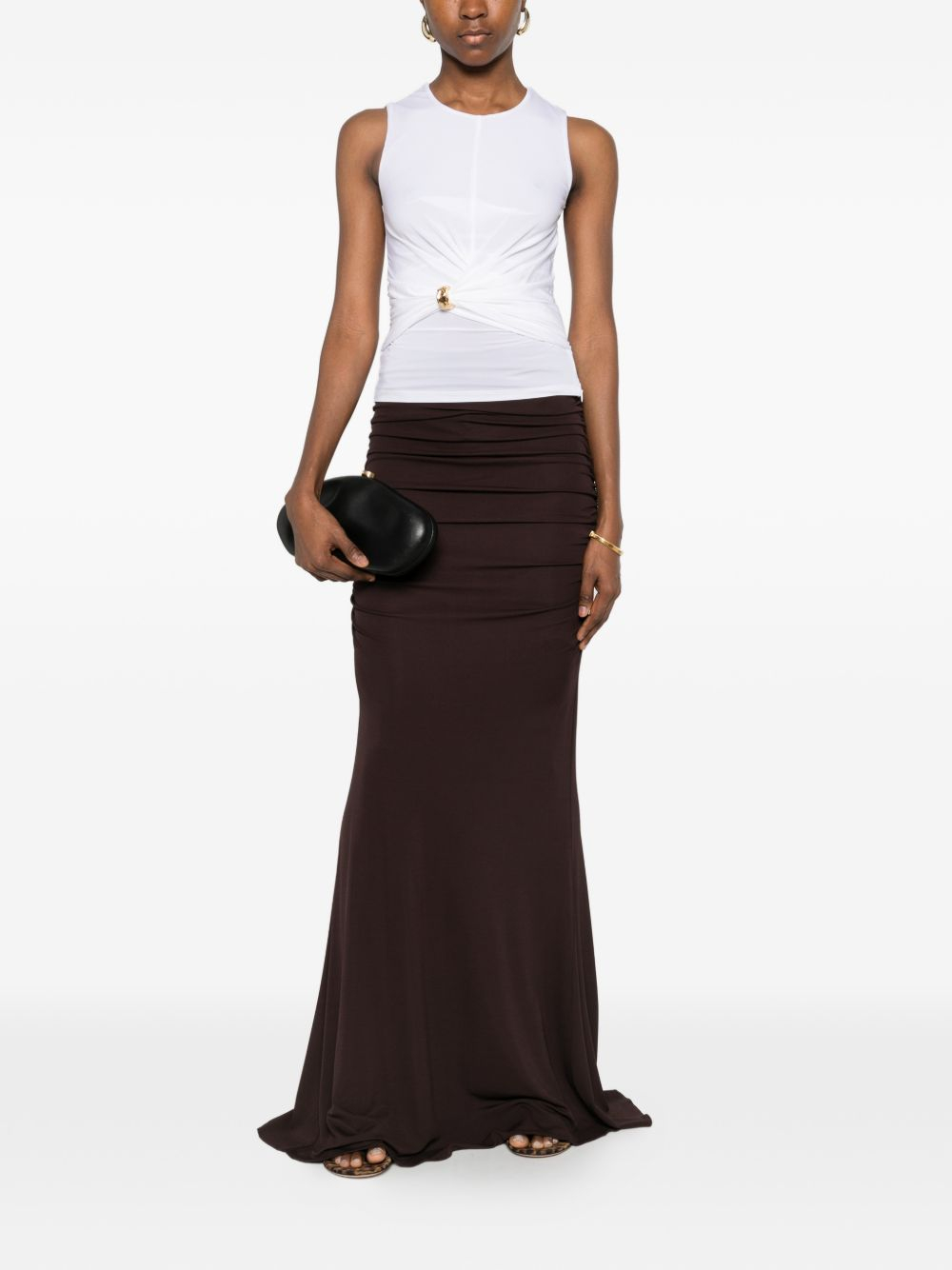[ELISABETTA FRANCHI] T-shirts Sleeveless SS26 TO03761E2360