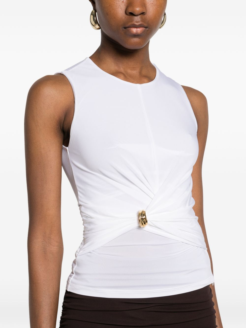[ELISABETTA FRANCHI] T-shirts Sleeveless SS26 TO03761E2360