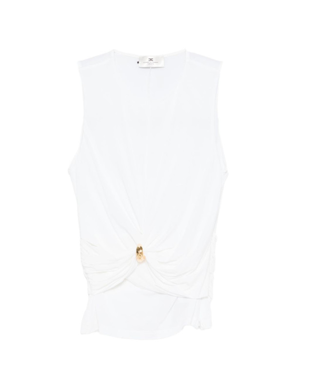[ELISABETTA FRANCHI] T-shirts Sleeveless SS26 TO03761E2360