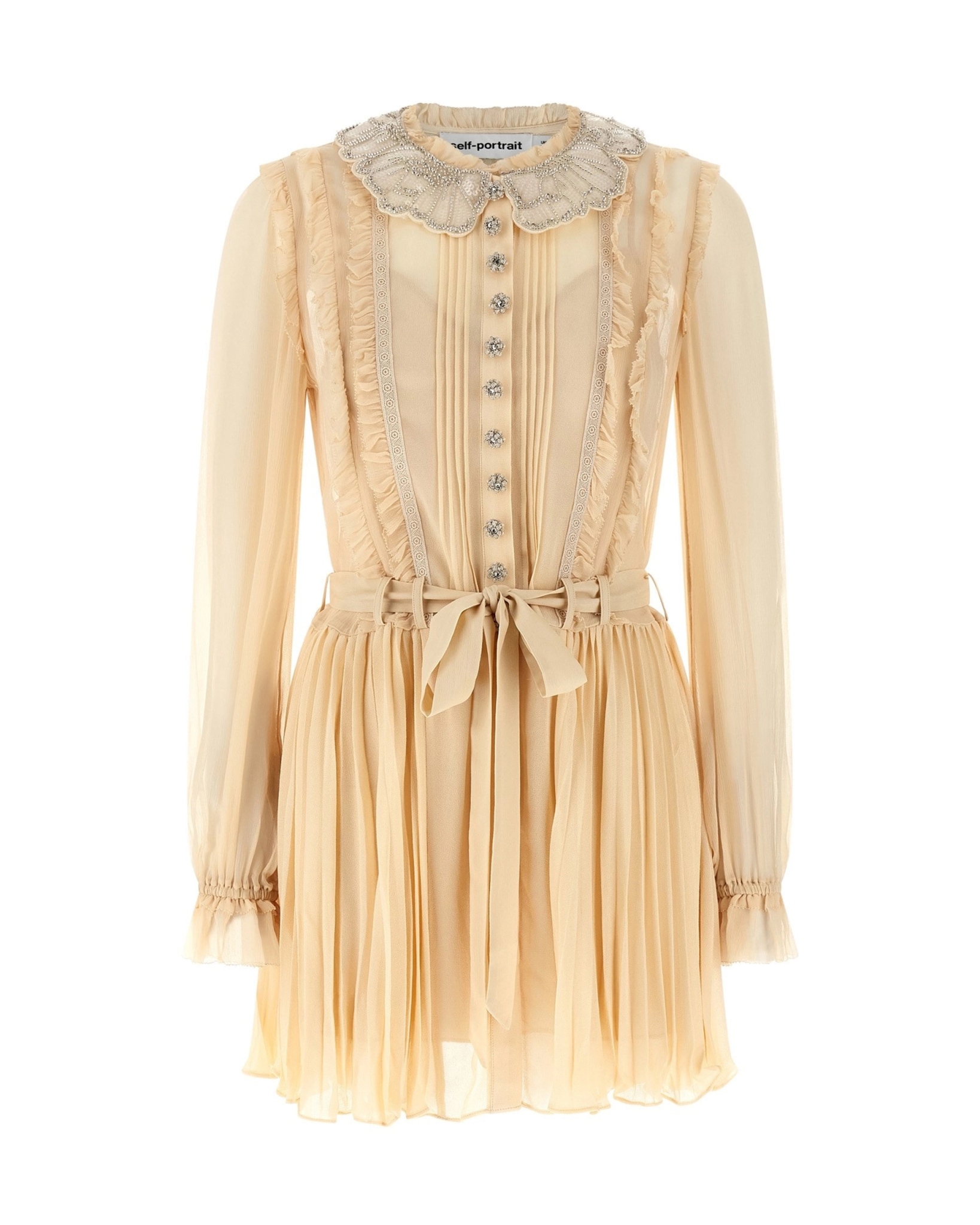 [Self-portrait] Long sleeve dress SS26 RS26034ST