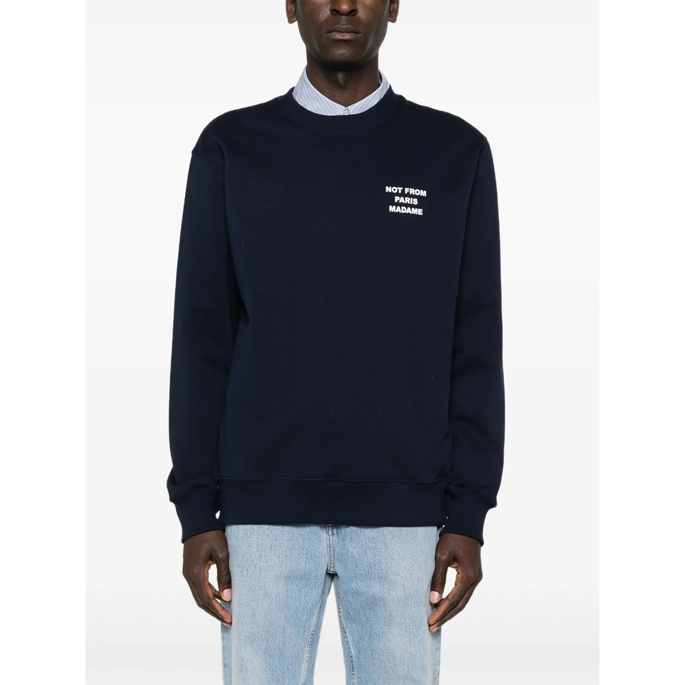 [DROLE DE MONSIEUR] Sweatshirt FW26 PERM-SW149 CO127 NAVY