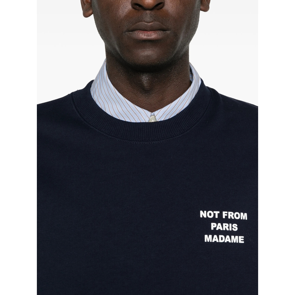 [DROLE DE MONSIEUR] Sweatshirt FW26 PERM-SW149 CO127 NAVY