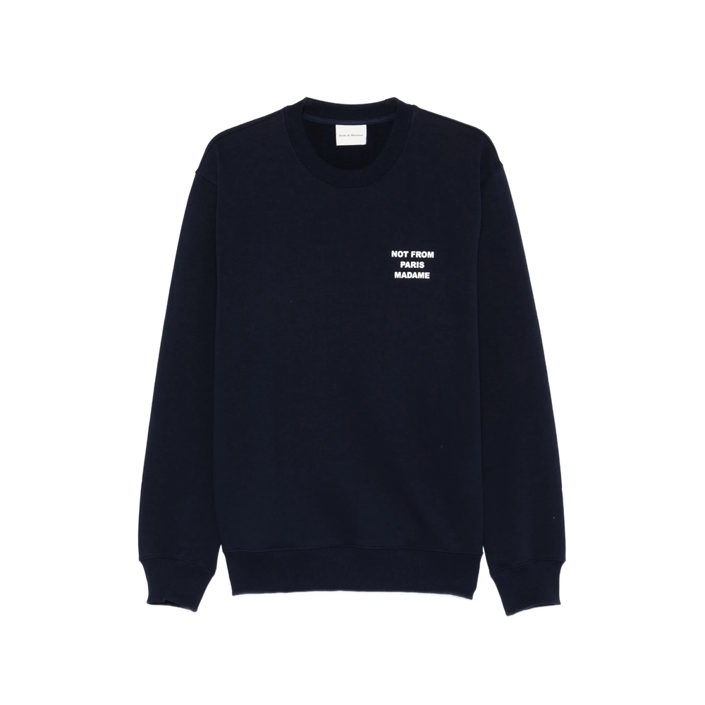 [DROLE DE MONSIEUR] Sweatshirt FW26 PERM-SW149 CO127 NAVY