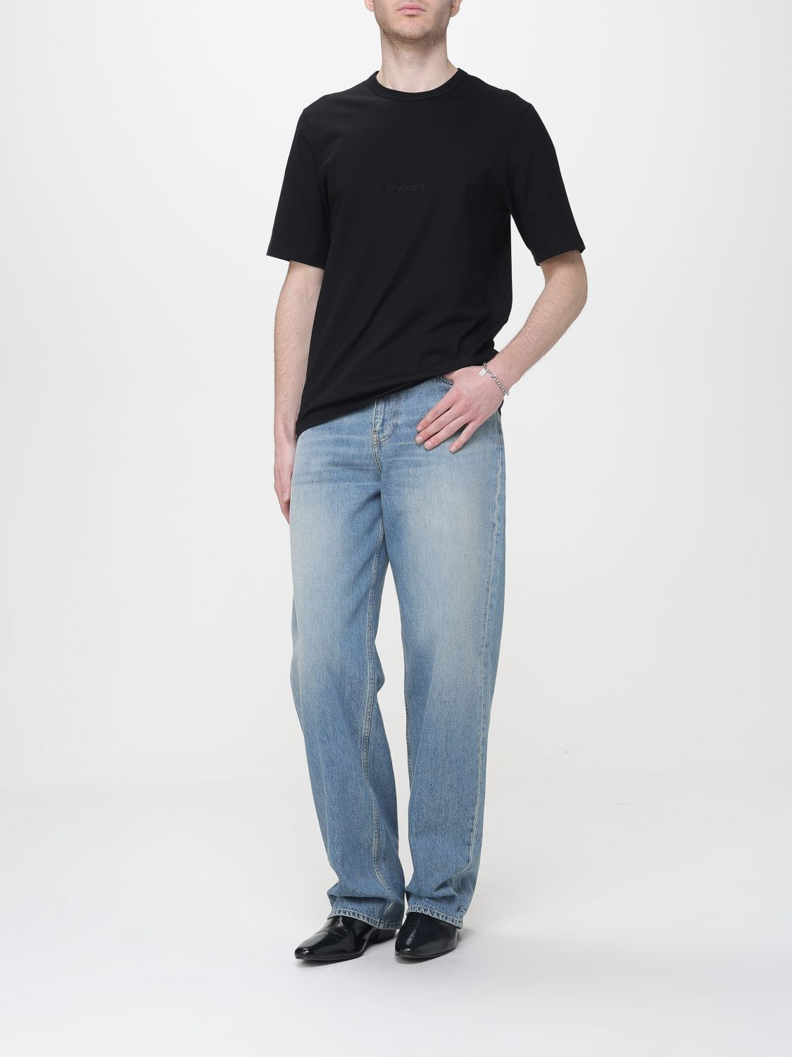 [Saint Laurent] T-shirts SS26 857461Y37XE 1000