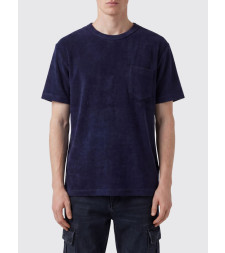 [Howlin] T-shirts Short Sleeve SS26 FONS NAVY