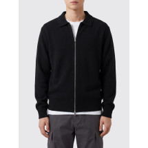 [Howlin] Cardigan SS26 SLIPPERY KNIT BLACK