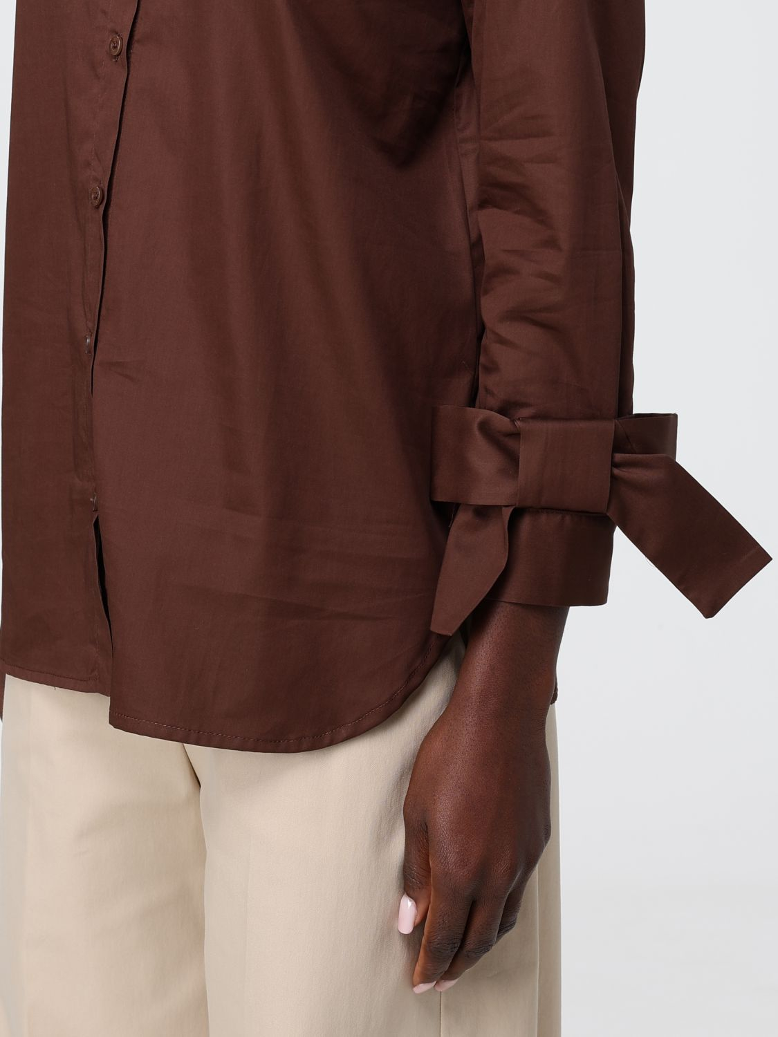 [HANITA] Shirts Long Sleeve SS26 HC6744597 EBANO