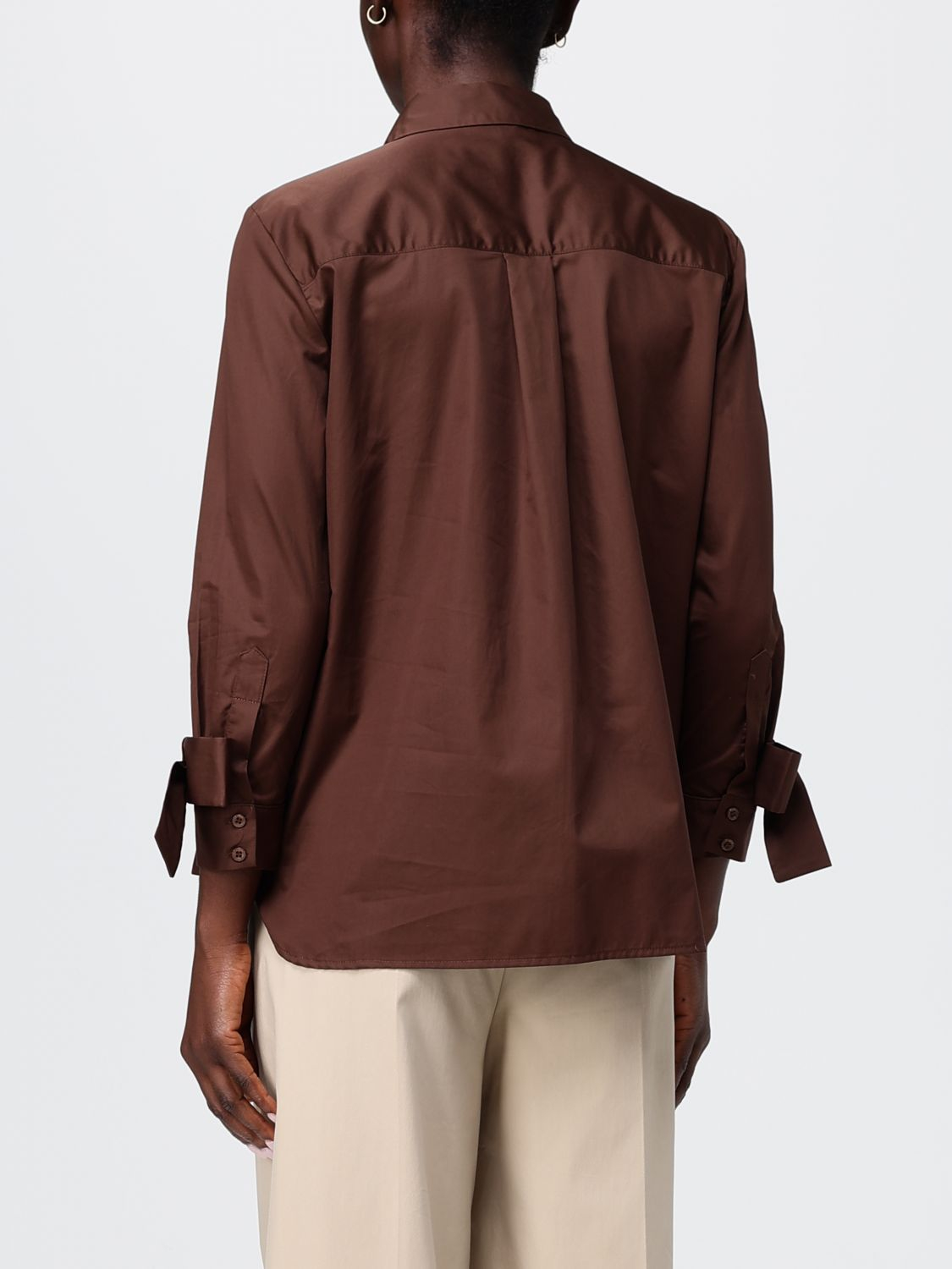 [HANITA] Shirts Long Sleeve SS26 HC6744597 EBANO