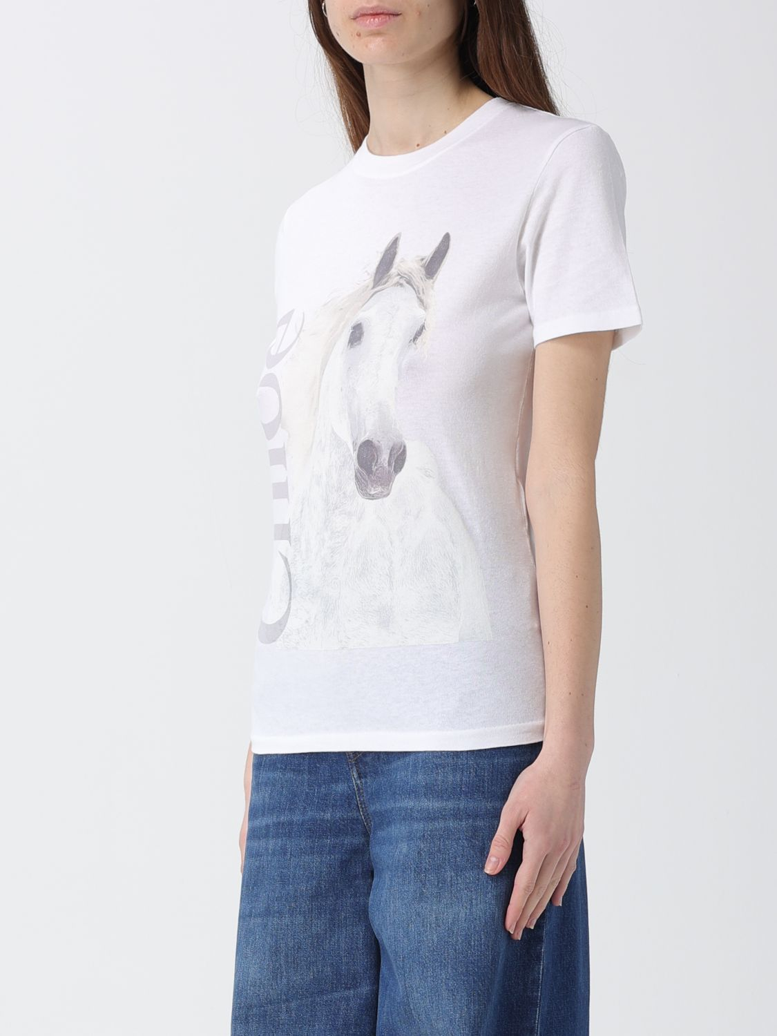 [Chloe] T-shirts Short Sleeve SS26 CH26SJH11802 101