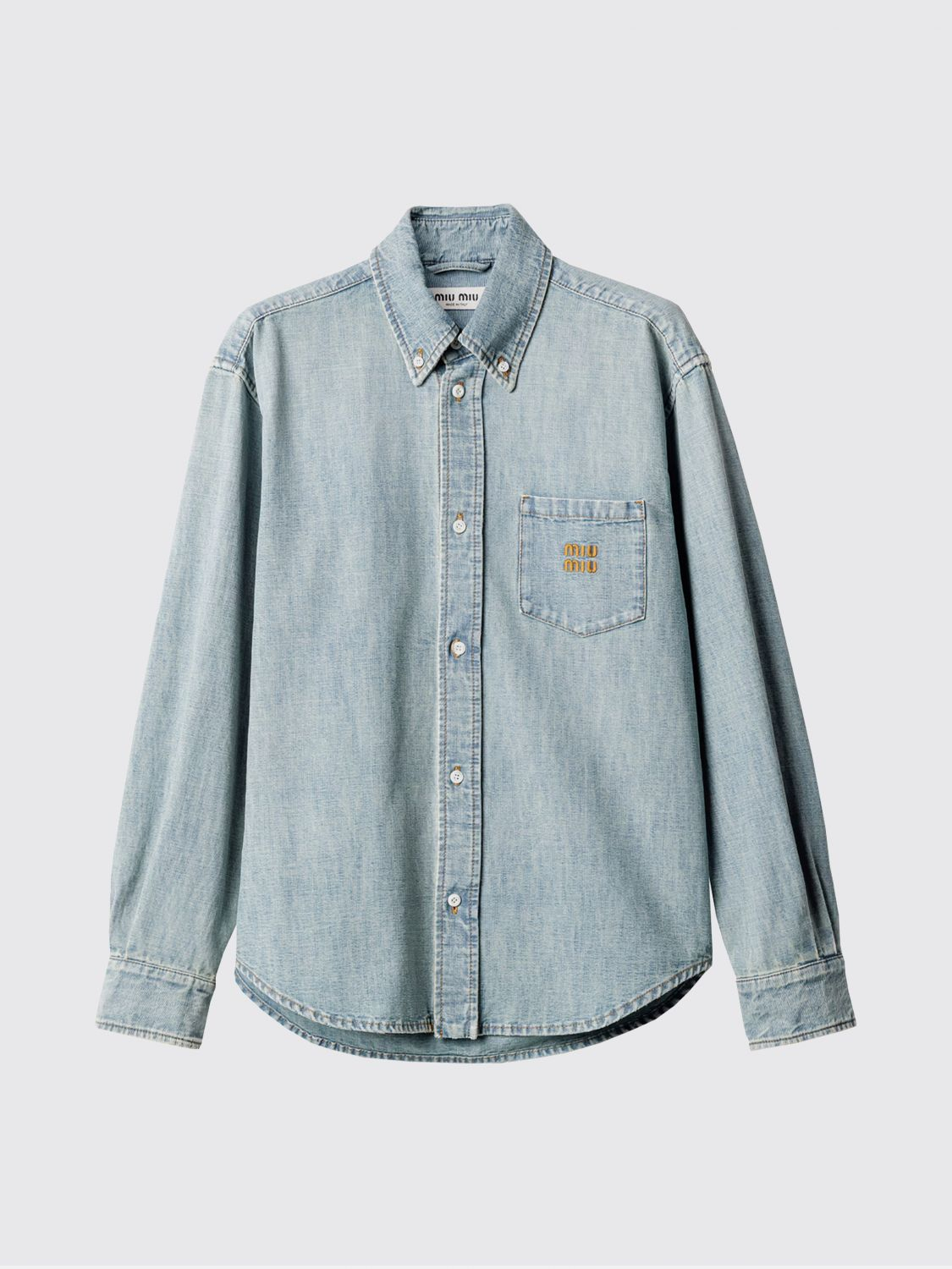 [Miu Miu] Shirts Long Sleeve SS26 GWC13318JI IF0076