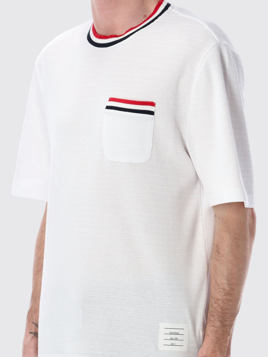 [Thom Browne] T-shirts SS26 MJS259AJ0153 100