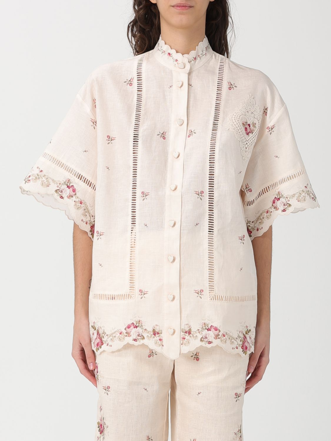 [Zimmermann] Shirt SS26 5378TRS264 CPKR